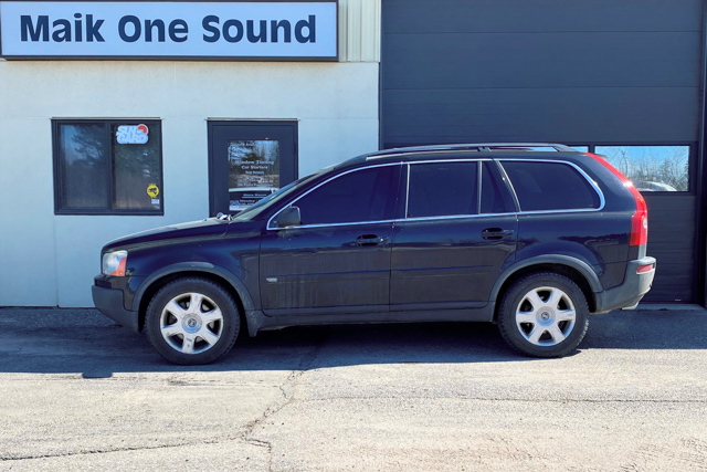 2006 Volvo XC-90 with professional window tint in North Bay
